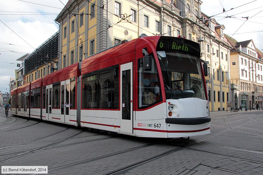 Straßenbahn Erfurt - 647
/ Bild: erfurt647_bk1408030322.jpg