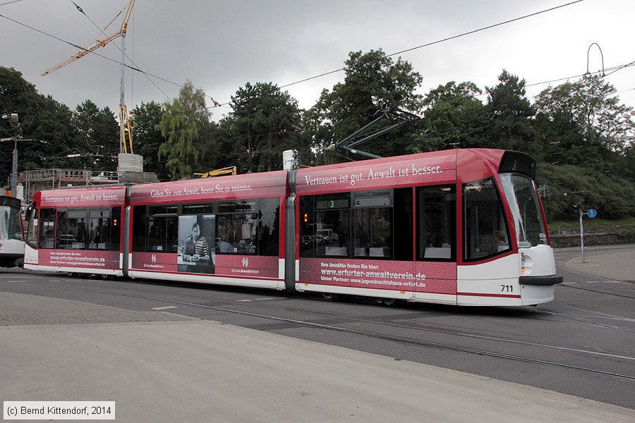 Straßenbahn Erfurt - 711
/ Bild: erfurt711_bk1408050075.jpg