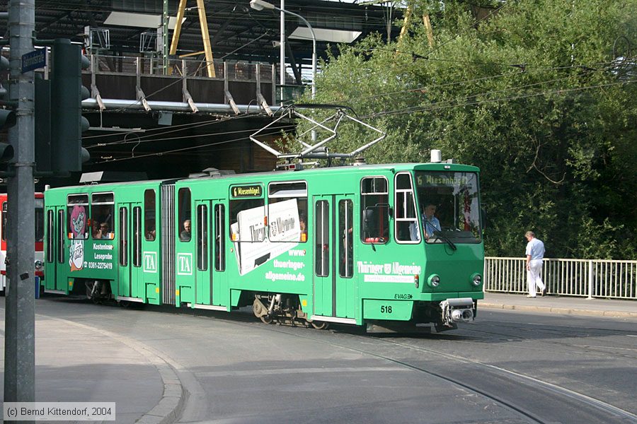 Straßenbahn Erfurt - 518
/ Bild: erfurt518_e0006381.jpg