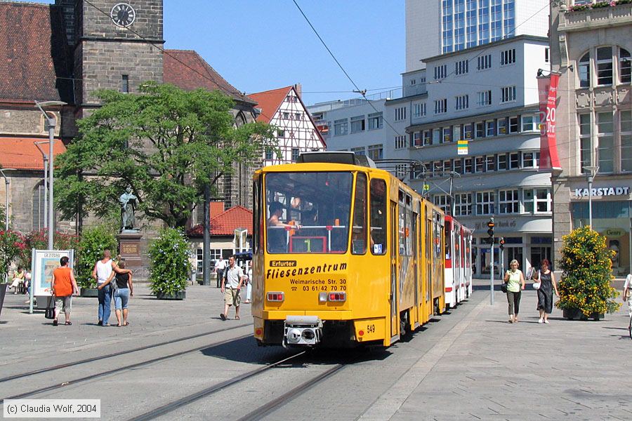 Straßenbahn Erfurt - 549
/ Bild: erfurt549_cw001252.jpg