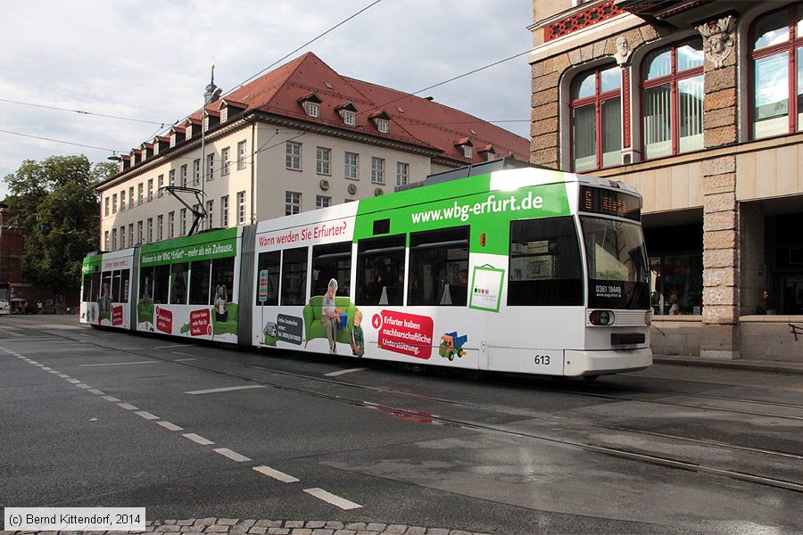 Straßenbahn Erfurt - 613
/ Bild: erfurt613_bk1408030307.jpg