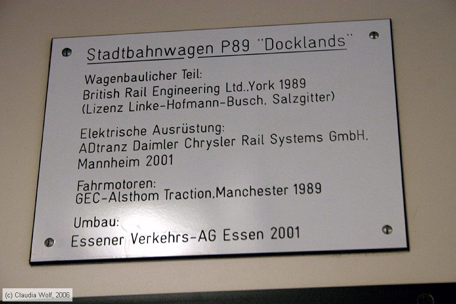 Stadtbahn Essen - 5225 - Innenansicht 
/ Bild: essen5225_cw0603110094.jpg