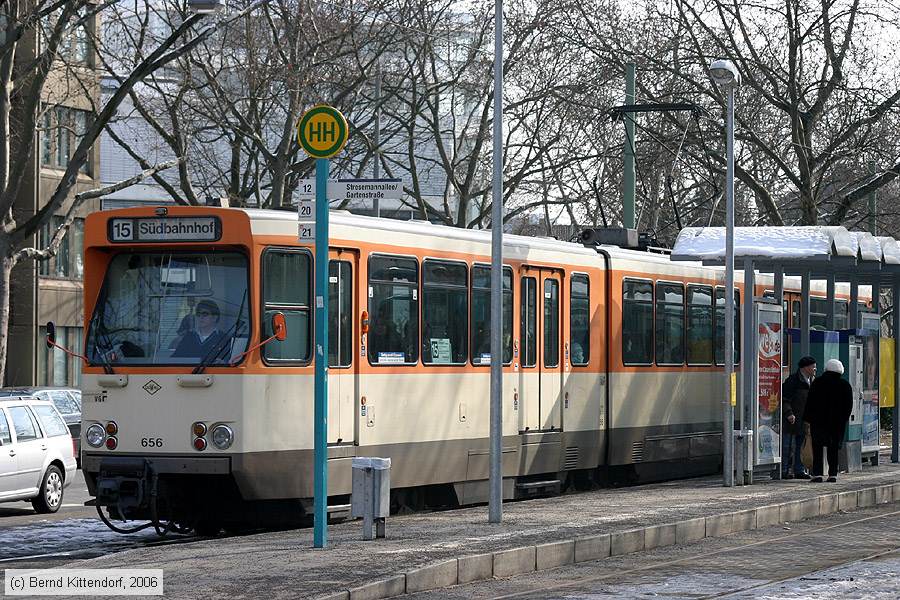 Straßenbahn Frankfurt (Main) - 656
/ Bild: frankfurtmain656_bk0603060042.jpg