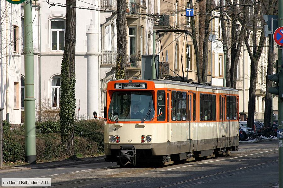 Straßenbahn Frankfurt (Main) - 656
/ Bild: frankfurtmain656_bk0603060081.jpg
