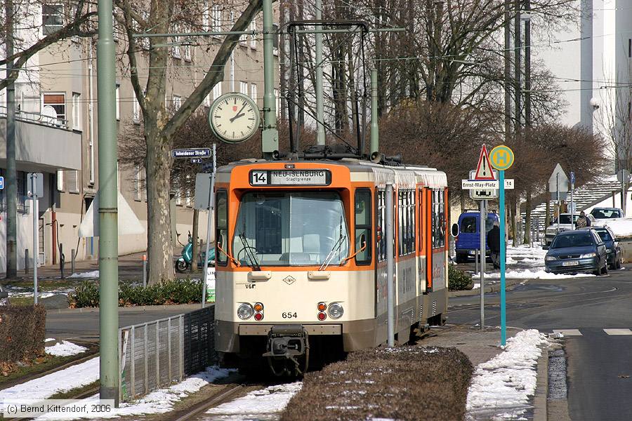 Stra&szlig;enbahn Frankfurt (Main) - 654
/ Bild: frankfurtmain654_bk0603060134.jpg