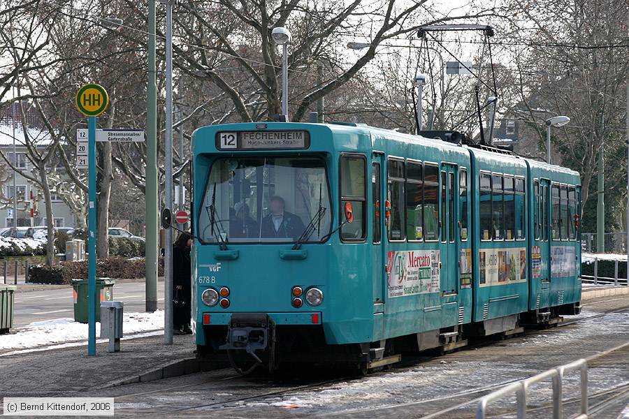Stra&szlig;enbahn Frankfurt (Main) - 678
/ Bild: frankfurtmain678_bk0603060037.jpg