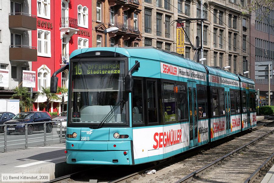 Straßenbahn Frankfurt (Main) - 208
/ Bild: frankfurtmain208_bk0805020083.jpg