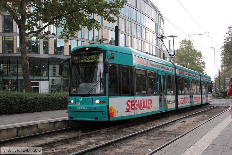 Straßenbahn Frankfurt (Main) - 208
/ Bild: frankfurtmain208_bk1309120402.jpg