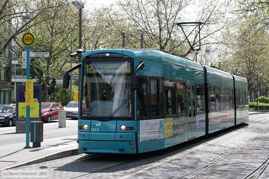 Straßenbahn Frankfurt (Main) - 220
/ Bild: frankfurtmain220_bk0805020107.jpg