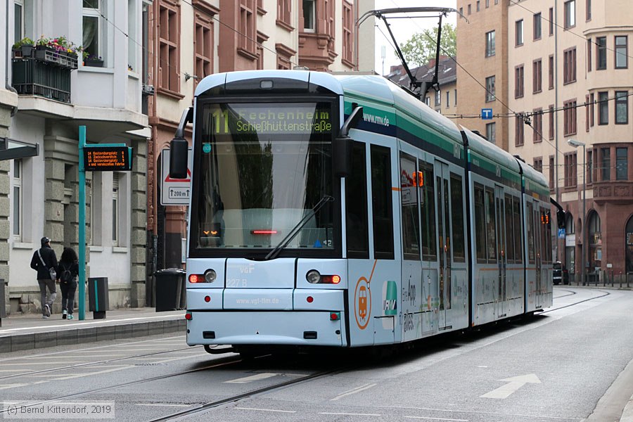 Straßenbahn Frankfurt (Main) - 227
/ Bild: frankfurtmain227_bk1905070033.jpg