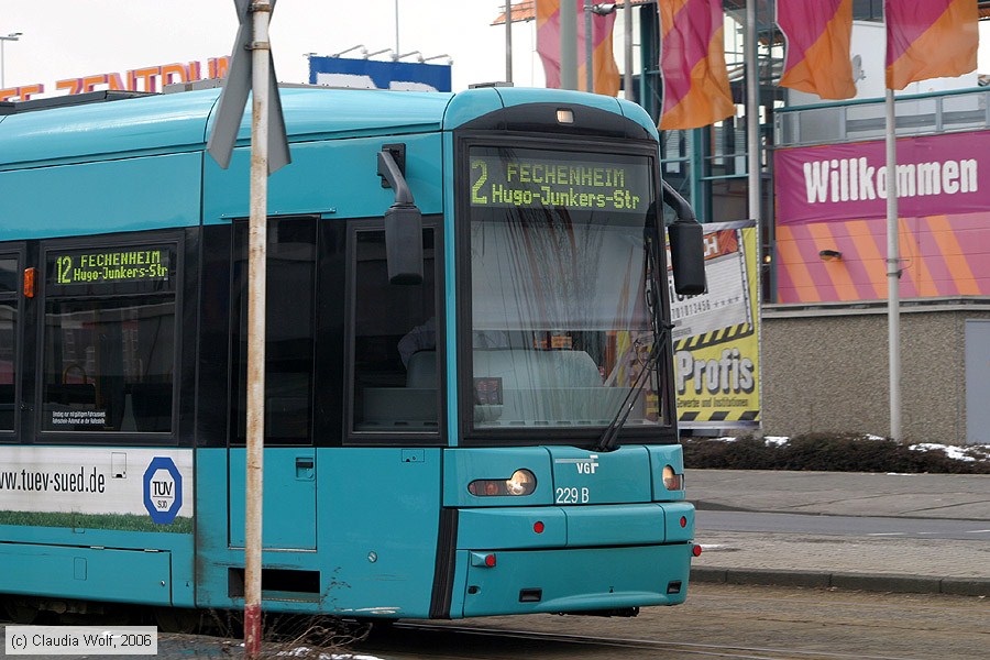 Straßenbahn Frankfurt (Main) - 229
/ Bild: frankfurtmain229_cw0603060079.jpg