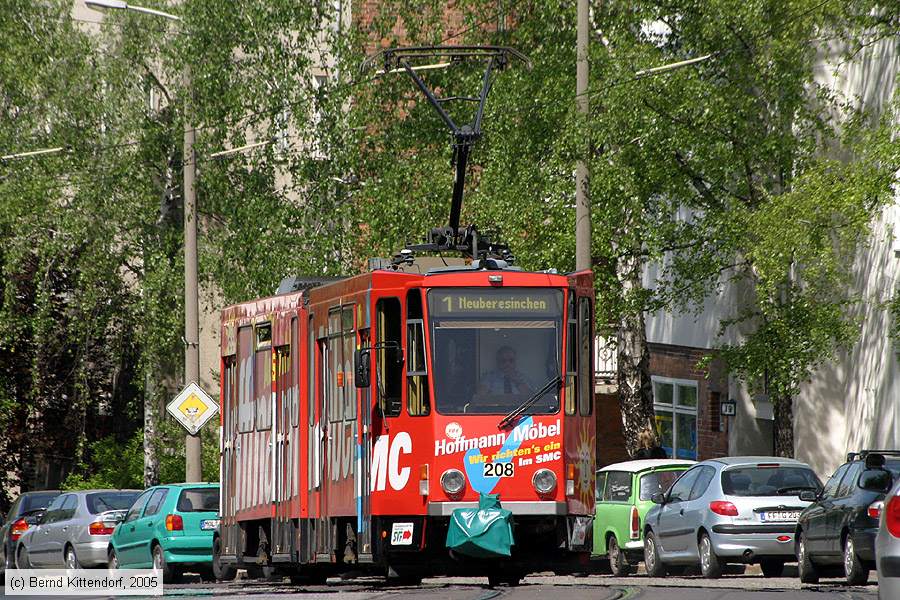 Straßenbahn Frankfurt (Oder) - 208
/ Bild: frankfurtoder208_e0019612.jpg