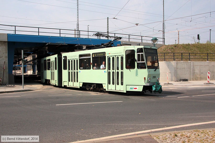 Straßenbahn Frankfurt (Oder) - 209
/ Bild: frankfurtoder209_bk1407210083.jpg