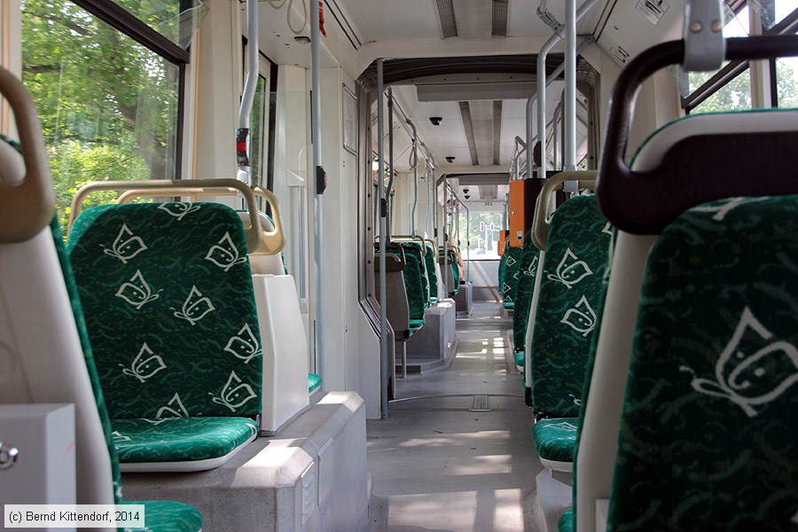 Straßenbahn Frankfurt (Oder) - 303 - Innenansicht
/ Bild: frankfurtoder303_bk1407210106.jpg