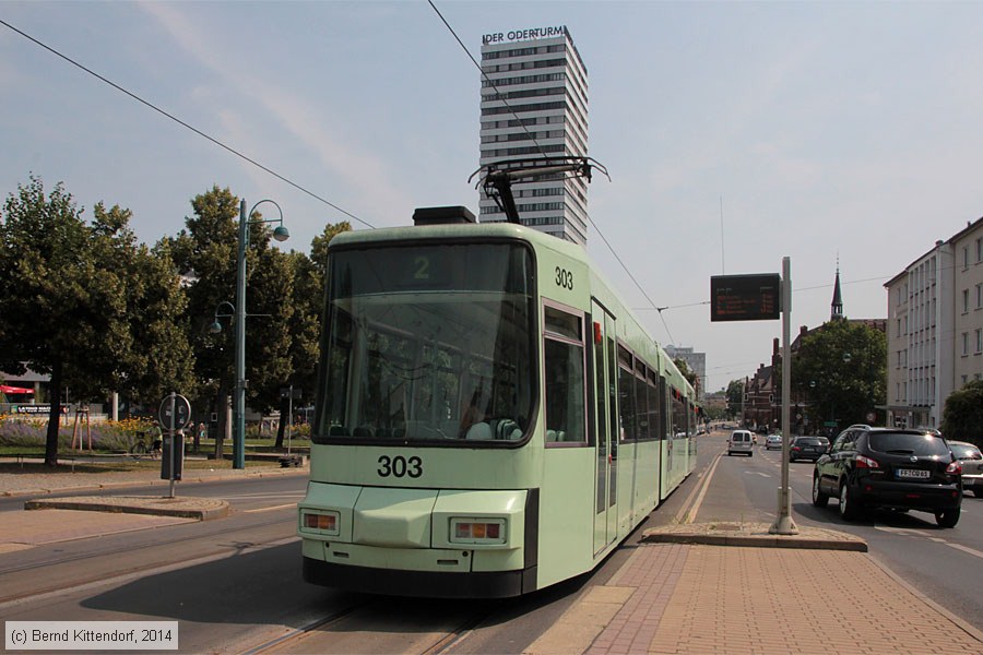 Straßenbahn Frankfurt (Oder) - 303
/ Bild: frankfurtoder303_bk1407210107.jpg