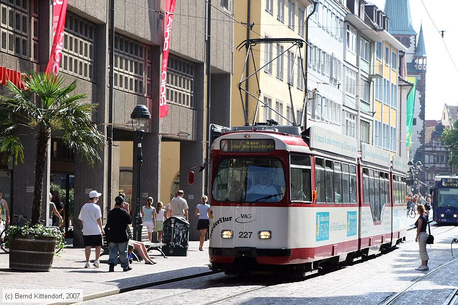 Straßenbahn Freiburg im Breisgau - 227
/ Bild: freiburg227_bk0708060165.jpg