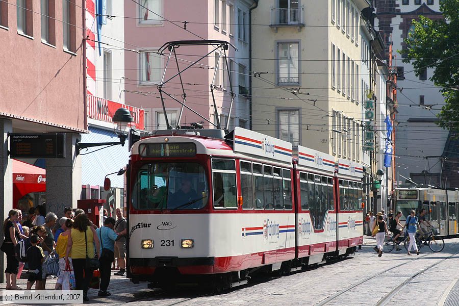 Straßenbahn Freiburg im Breisgau - 231
/ Bild: freiburg231_bk0708060166.jpg