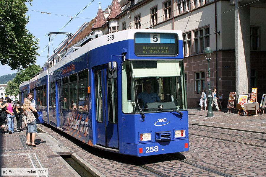 Straßenbahn Freiburg im Breisgau - 258
/ Bild: freiburg258_bk0708060133.jpg