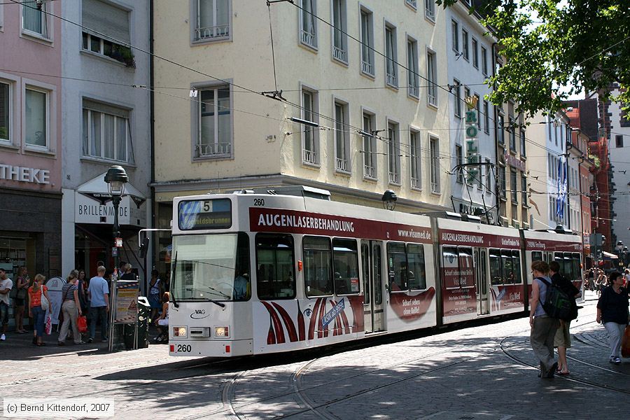 Straßenbahn Freiburg im Breisgau - 260
/ Bild: freiburg260_bk0708060101.jpg