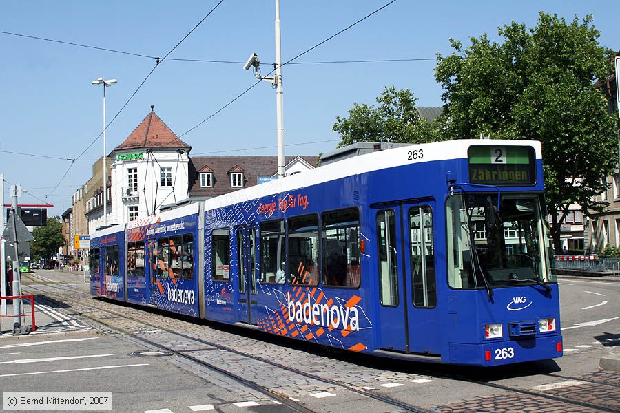 Straßenbahn Freiburg im Breisgau - 263
/ Bild: freiburg263_bk0708060144.jpg