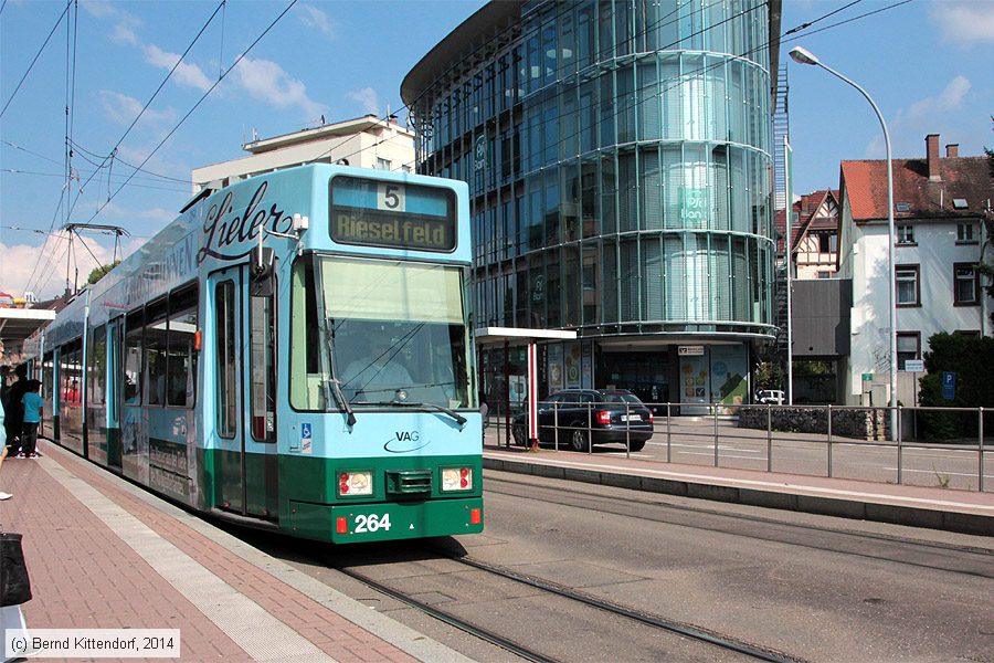 Straßenbahn Freiburg im Breisgau - 264
/ Bild: freiburg264_bk1408010428.jpg