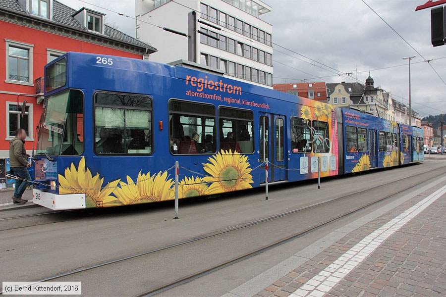 Straßenbahn Freiburg im Breisgau - 265
/ Bild: freiburg265_bk1603230241.jpg