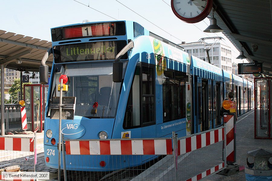 Straßenbahn Freiburg im Breisgau - 274
/ Bild: freiburg274_bk0708060084.jpg