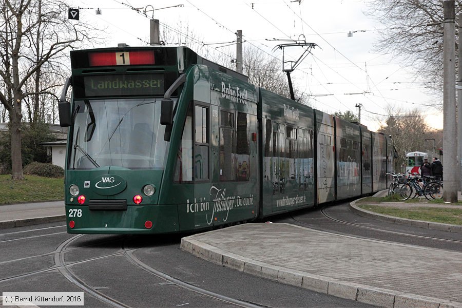 Straßenbahn Freiburg im Breisgau - 278
/ Bild: freiburg278_bk1603230331.jpg