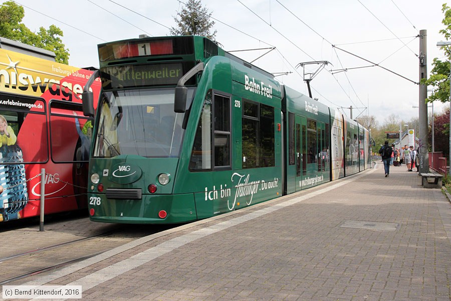 Straßenbahn Freiburg im Breisgau - 278
/ Bild: freiburg278_bk1604220148.jpg