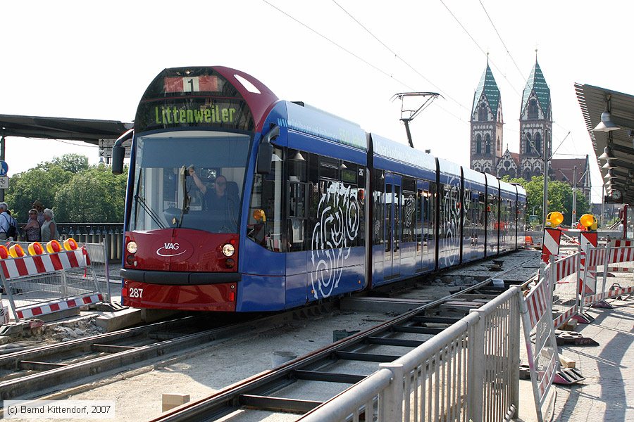 Straßenbahn Freiburg im Breisgau - 287
/ Bild: freiburg287_bk0708060175.jpg