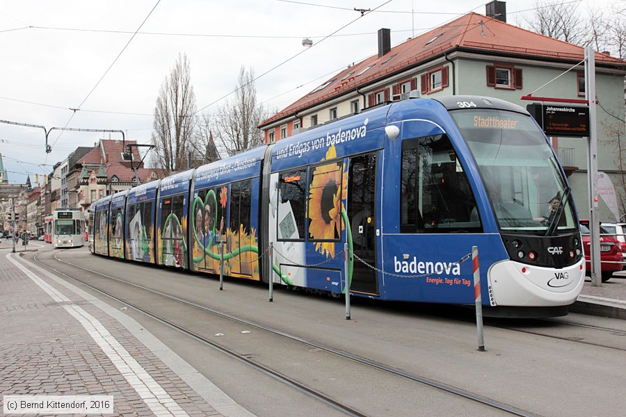 Straßenbahn Freiburg im Breisgau - 304
/ Bild: freiburg304_bk1603230222.jpg
