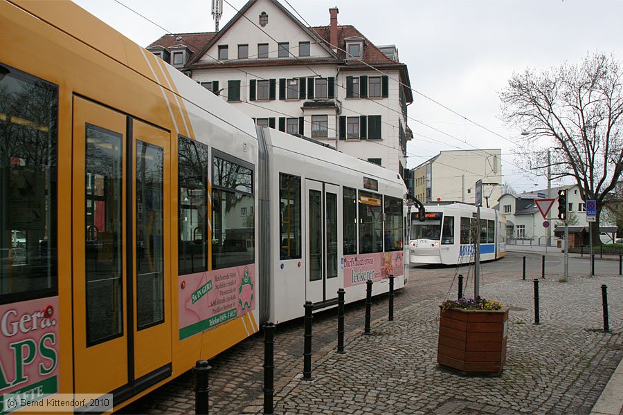 Straßenbahn Gera - 201
/ Bild: gera201_bk1004160005.jpg