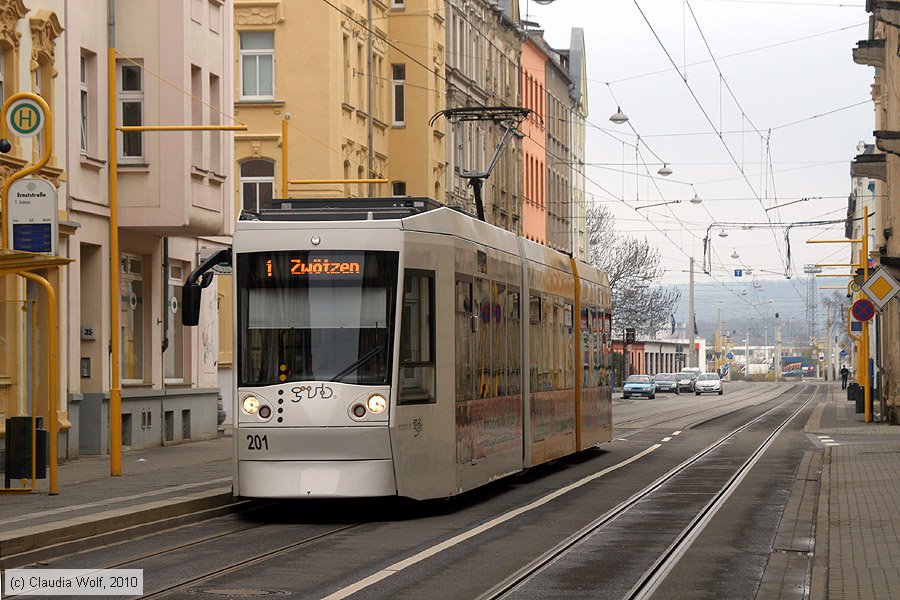 Straßenbahn Gera - 201
/ Bild: gera201_cw1004160016.jpg