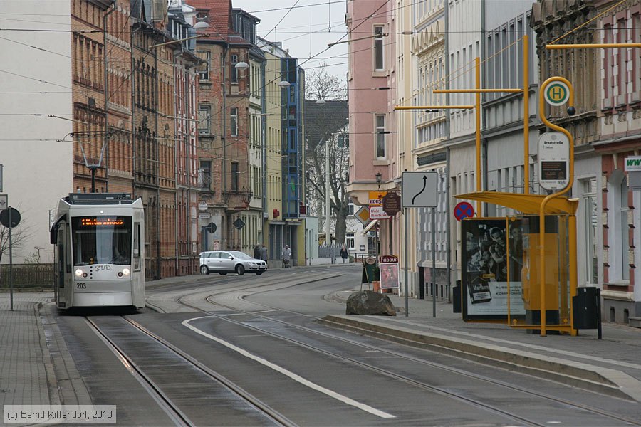 Straßenbahn Gera - 203
/ Bild: gera203_bk1004160016.jpg