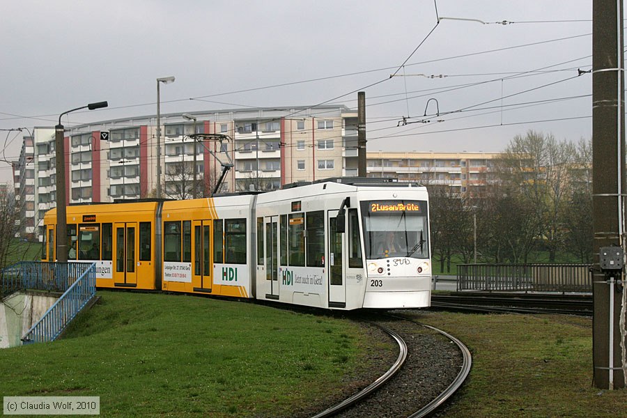 Straßenbahn Gera - 203
/ Bild: gera203_cw1004120125.jpg