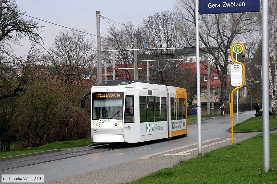 Straßenbahn Gera - 203
/ Bild: gera203_cw1004120132.jpg