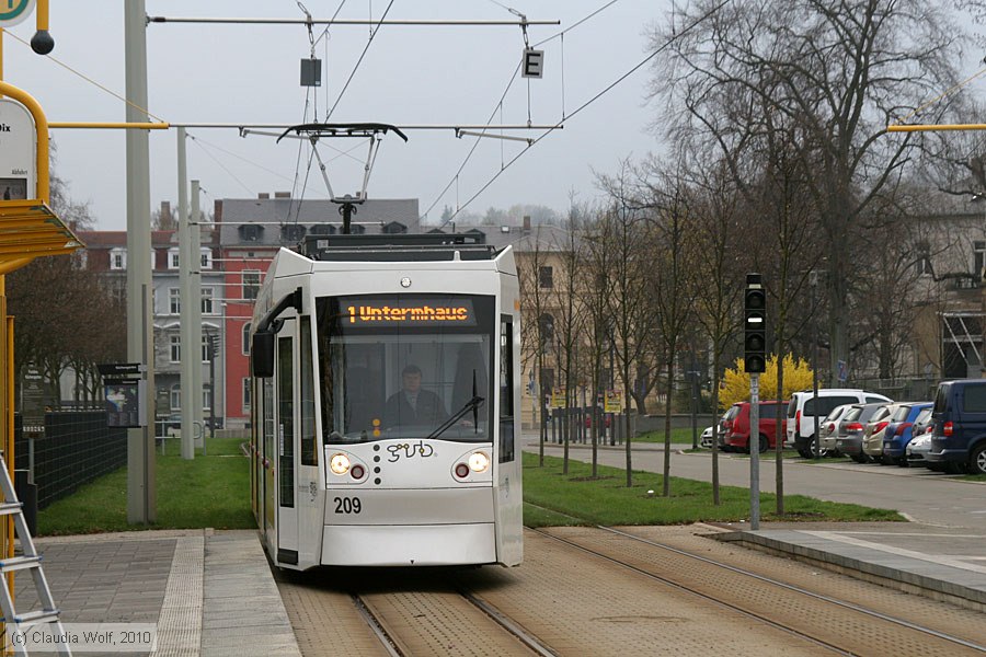 Straßenbahn Gera - 209
/ Bild: gera209_cw1004140002.jpg