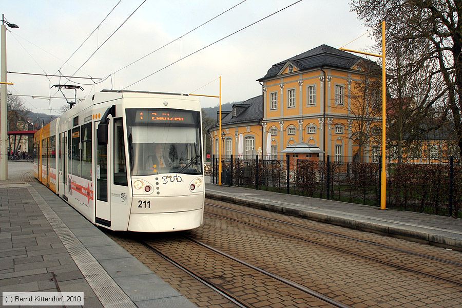 Straßenbahn Gera - 211
/ Bild: gera211_bk1004130013.jpg