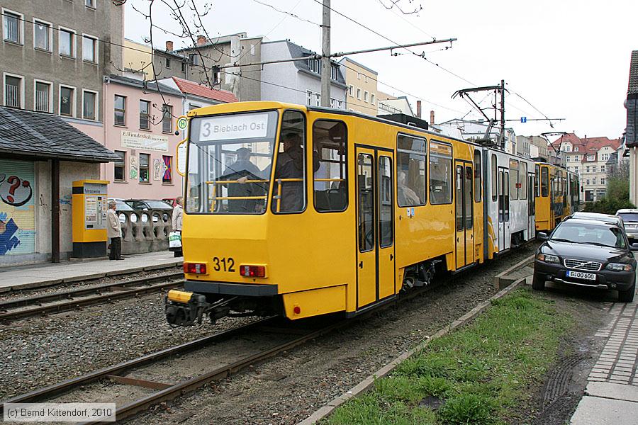 Straßenbahn Gera - 312
/ Bild: gera312_bk1004160045.jpg Straßenbahn Gera - 312
/ Bild: gera312_bk1004160045.jpg