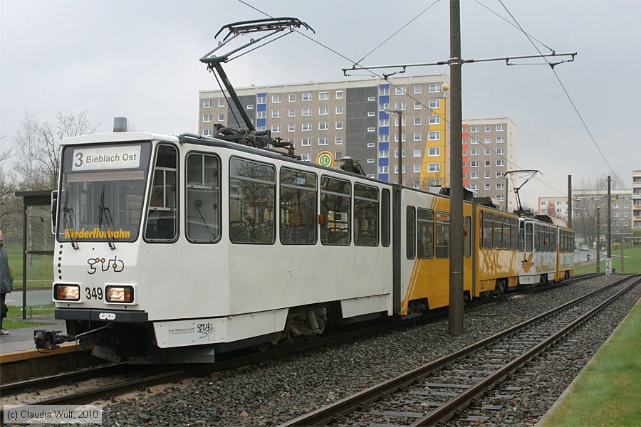 Straßenbahn Gera - 349
/ Bild: gera349_cw1004120099.jpg Straßenbahn Gera - 349
/ Bild: gera349_cw1004120099.jpg