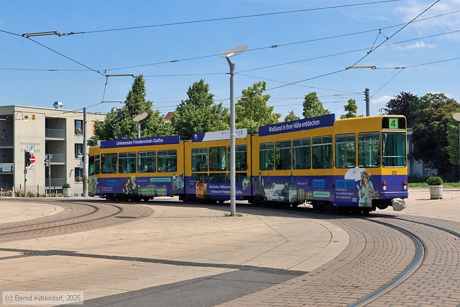 Stra&szlig;enbahn Gotha - 252
/ Bild: gotha252_bk2506260150.jpg