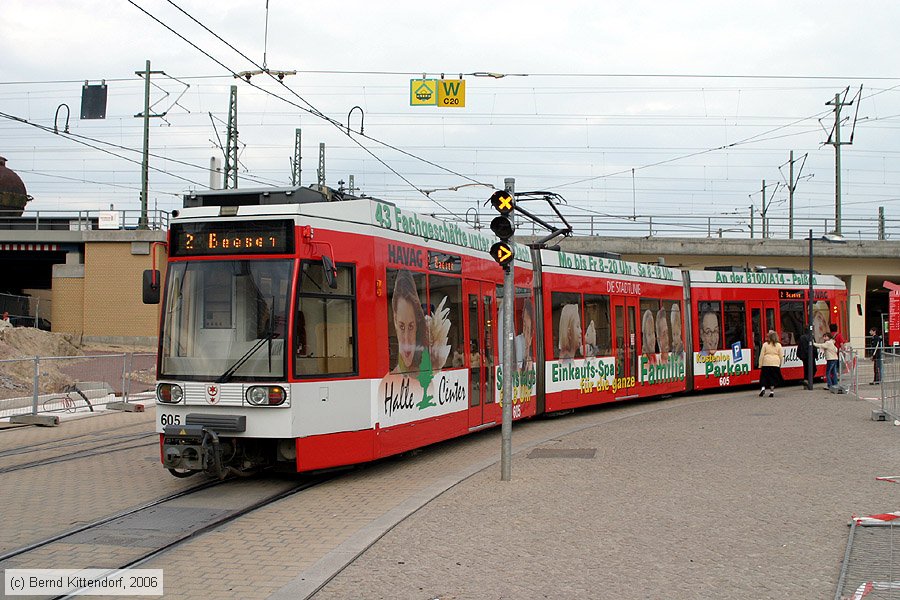 Straßenbahn Halle (Saale) - 605
/ Bild: halle605_bk0605140301.jpg