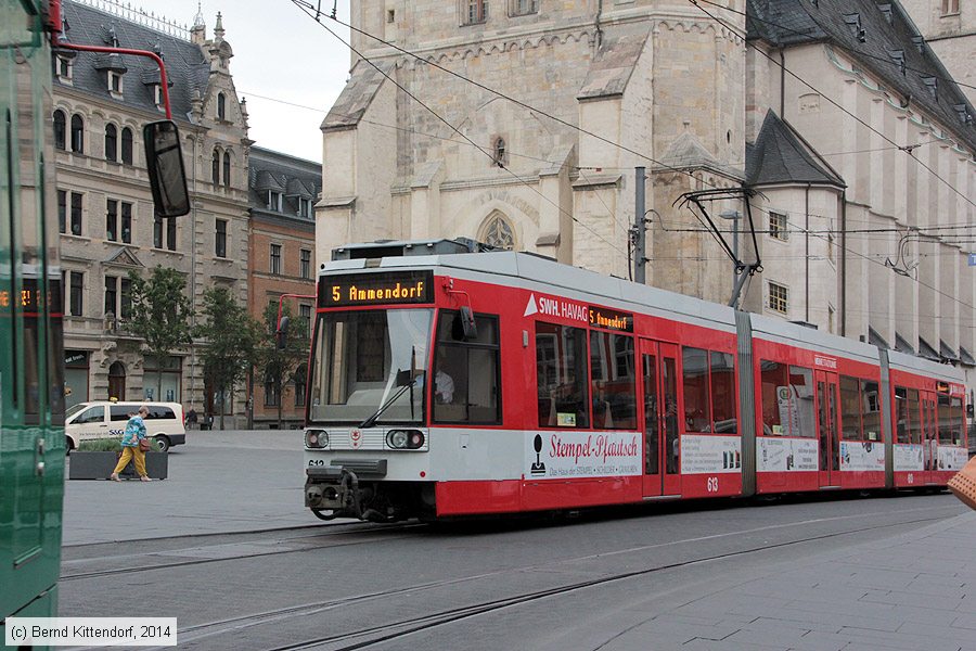 Straßenbahn Halle (Saale) - 613
/ Bild: halle613_bk1408250054.jpg