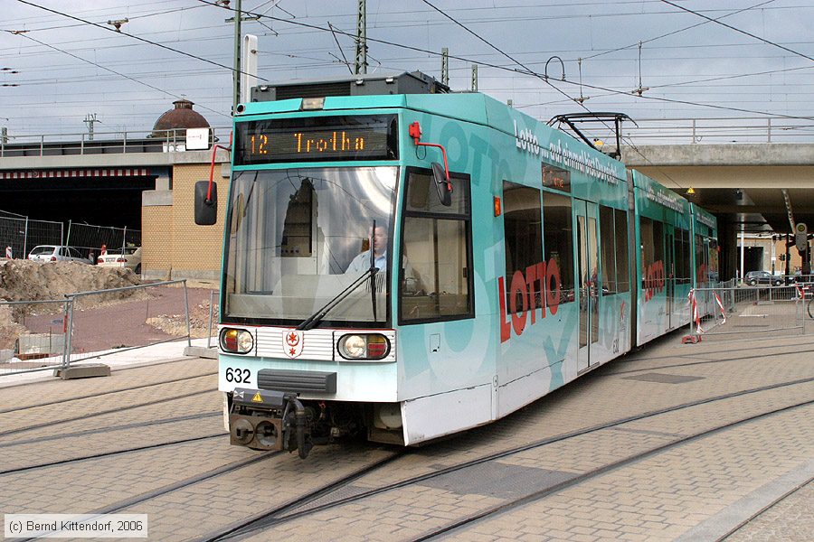 Straßenbahn Halle (Saale) - 632
/ Bild: halle632_bk0605140297.jpg