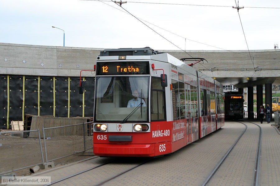 Straßenbahn Halle (Saale) - 635
/ Bild: halle635_bk0605140314.jpg