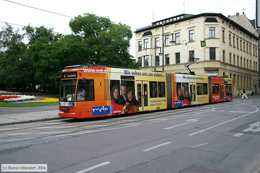 Straßenbahn Halle (Saale) - 623
/ Bild: halle623_e0006660.jpg