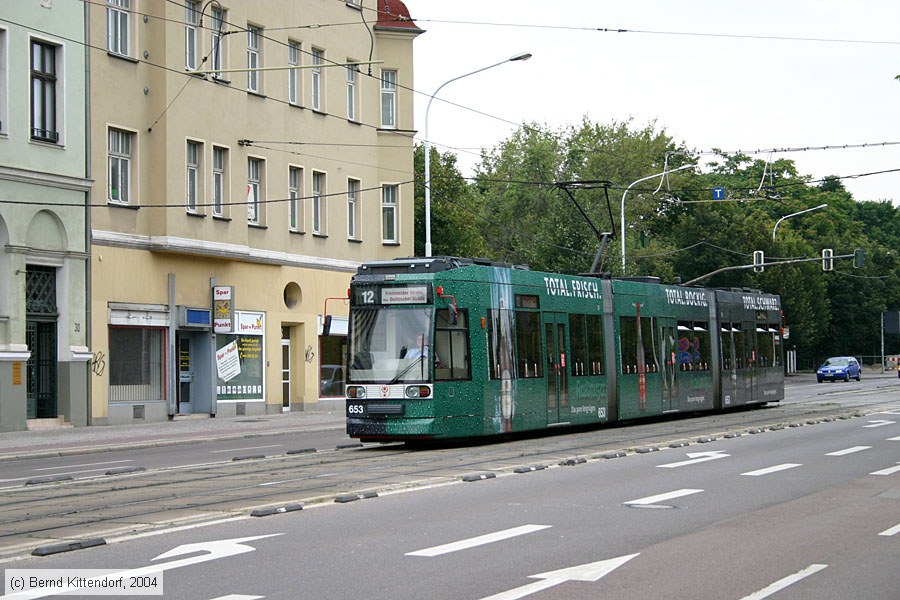 Straßenbahn Halle (Saale) - 653
/ Bild: halle653_e0006604.jpg