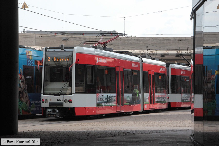 Straßenbahn Halle (Saale) - 663
/ Bild: halle663_bk1408250016.jpg