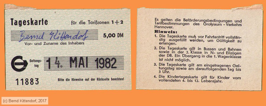 Großraum-Verkehr Hannover - Fahrkarte
/ Bild: hannover_fk19820514tk.jpg