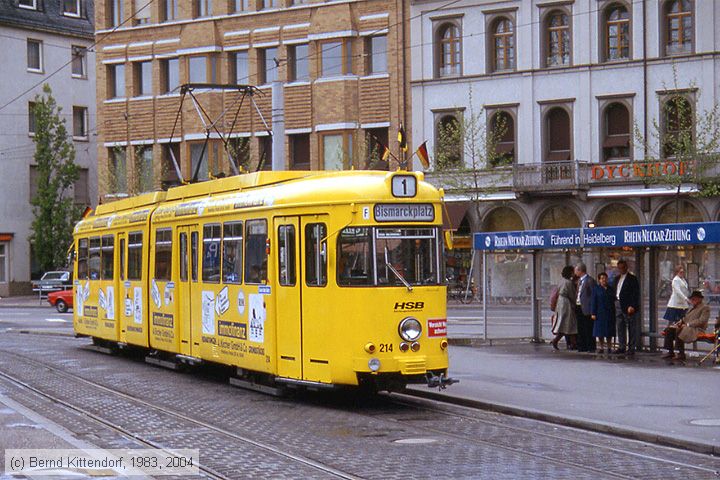 Straßenbahn Heidelberg - 214
/ Bild: hsb214_ds070731.jpg